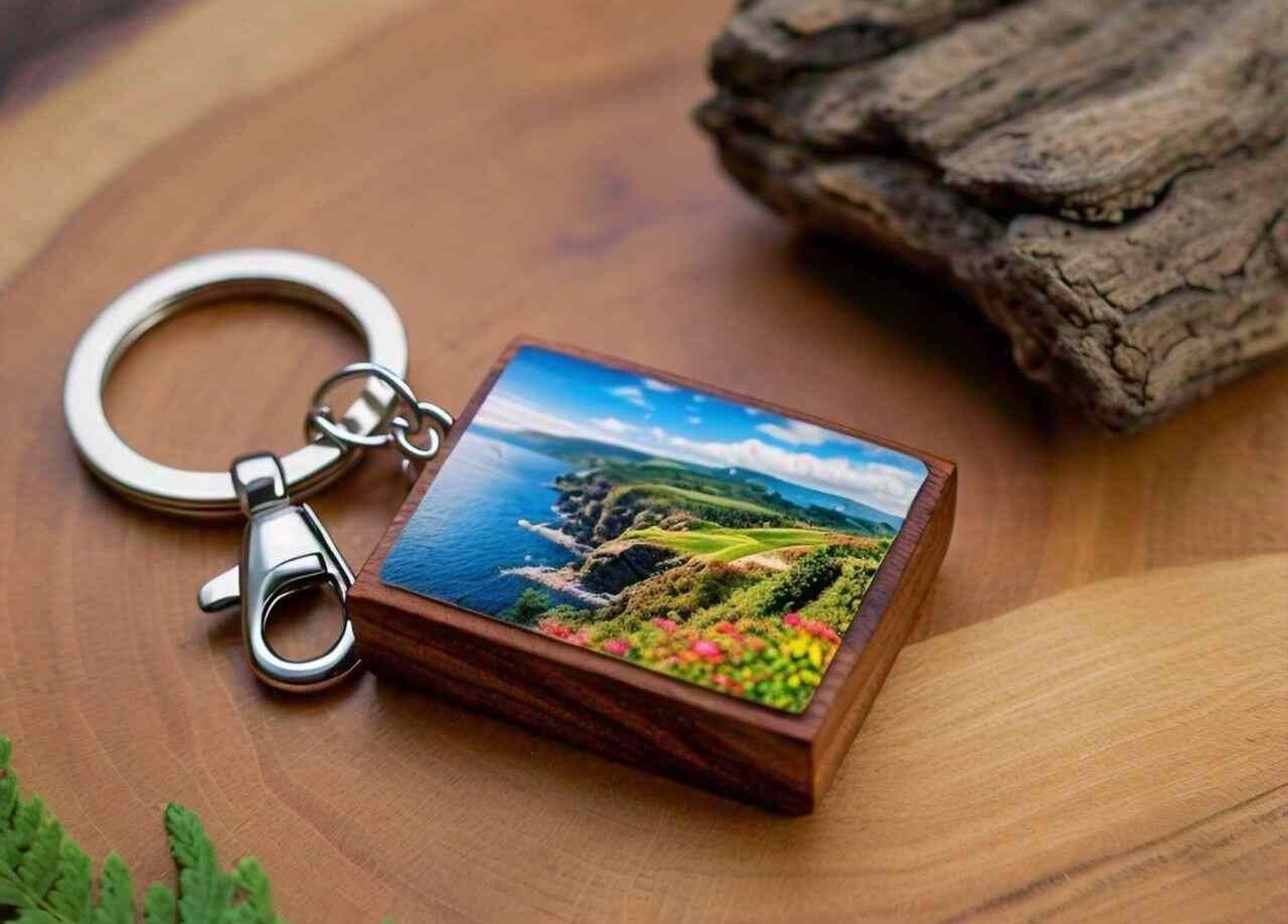 Wood Keychain