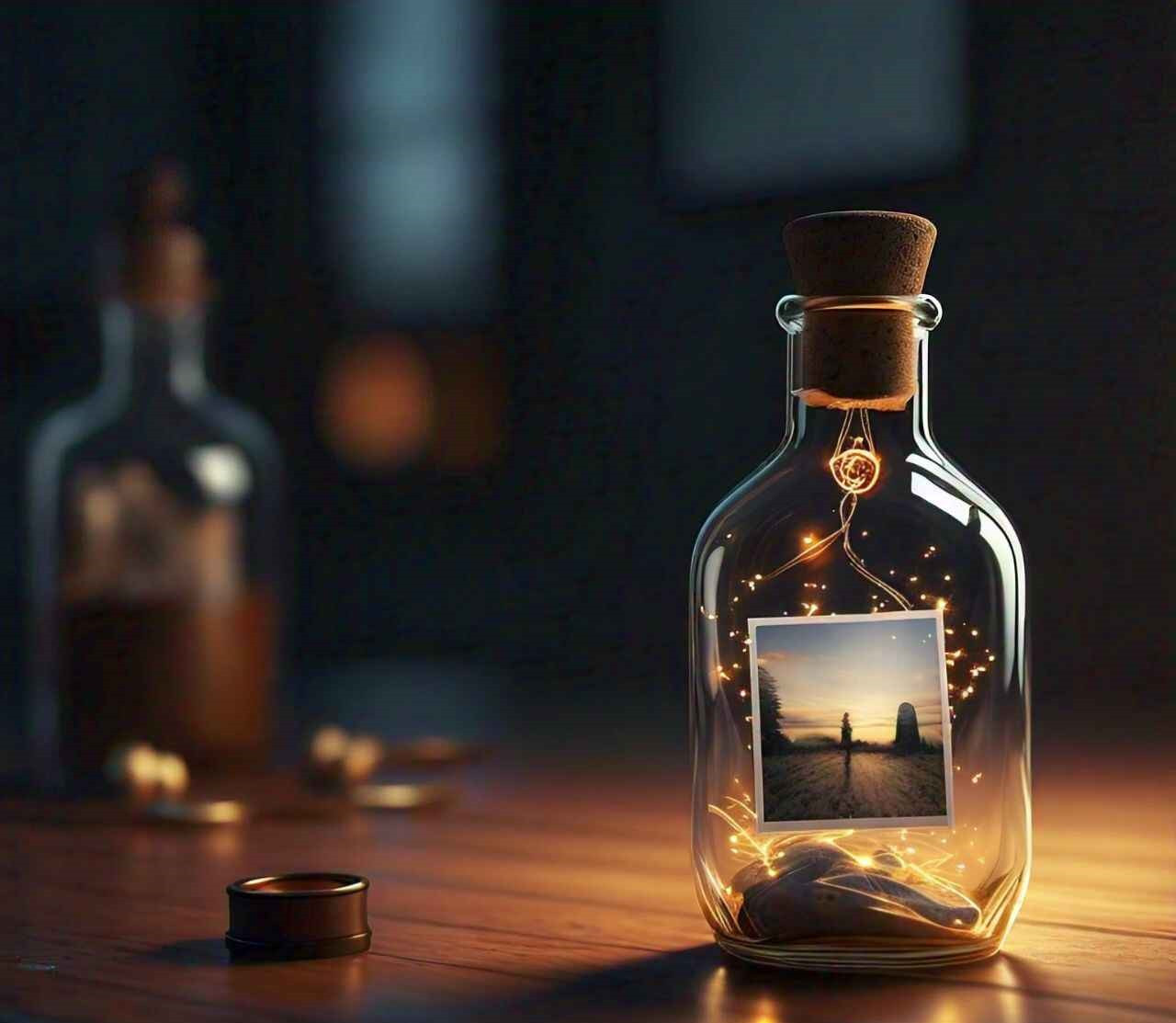 Light Photo Bottle